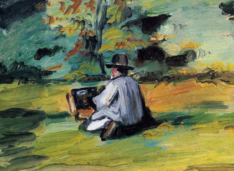 Paul Cezanne Ein Maler bei der Arbeit